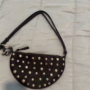 Zara Black Studded Women's Bag